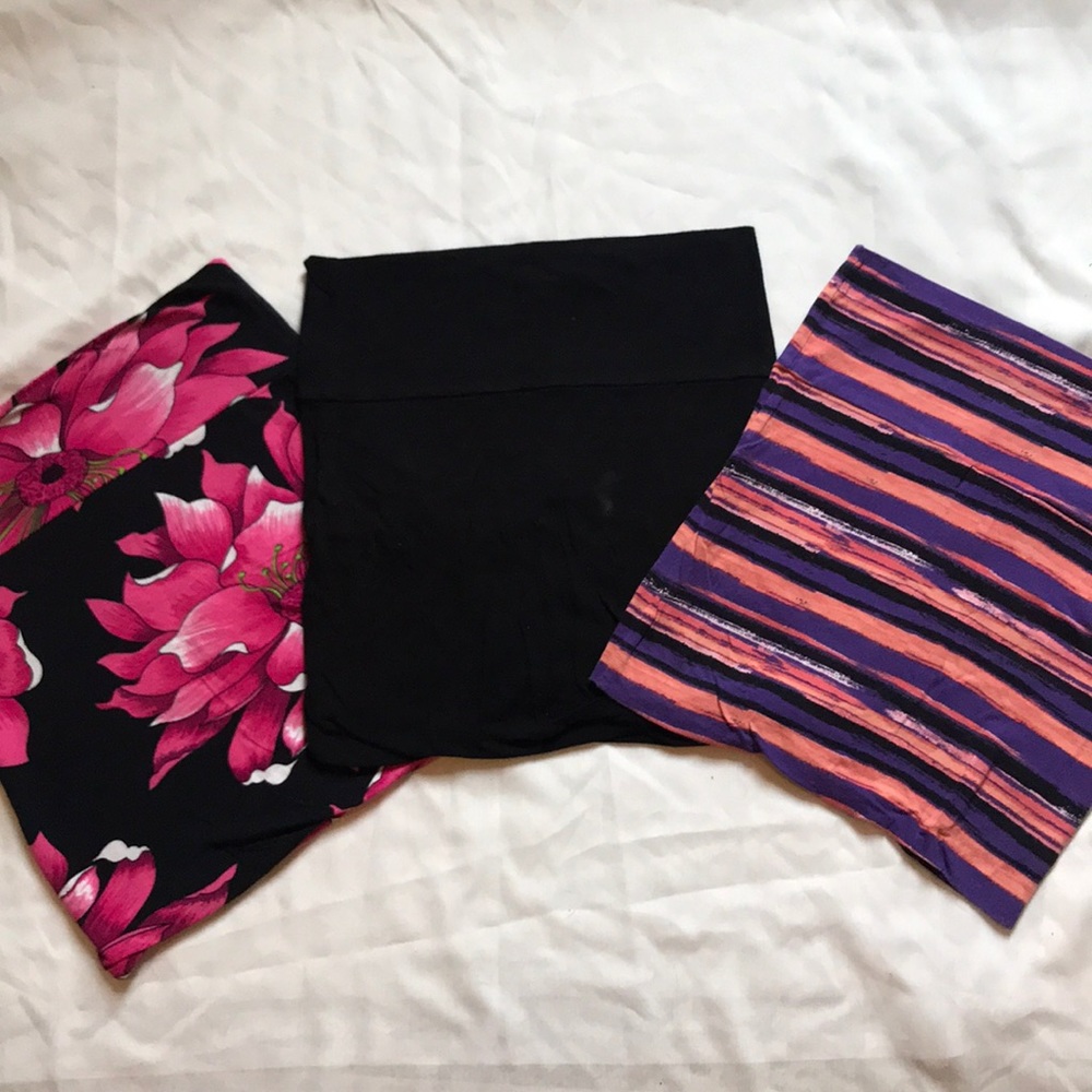3 bundled cotton skirts